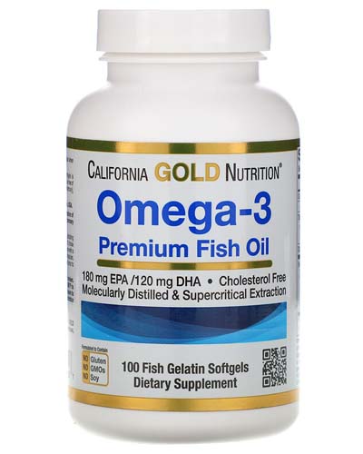 Omega-3 Premium Fish Oil 100 капс (California Gold Nutrition) Omega-3 Premium Fish Oil 100 капс (California Gold Nutrition)