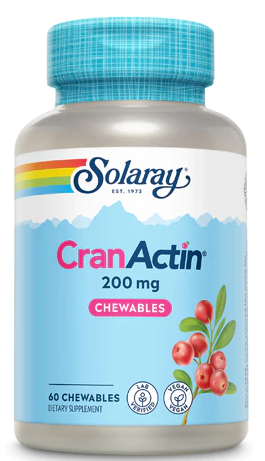 CranActin® Chewables Berry 200 мг 60 жевательных таблеток (Solaray) CranActin® Chewables Berry 200 мг 60 жевательных таблеток (Solaray)