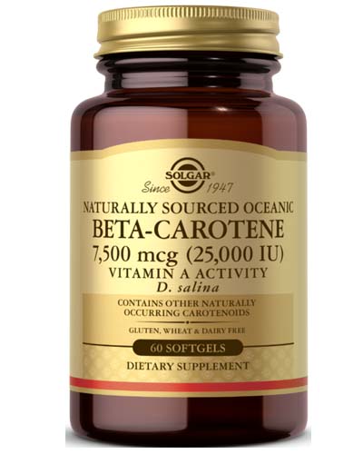 Oceanic Beta-Carotene 7500 mcg ( 25,000 IU) 90 капс (Solgar) Oceanic Beta-Carotene 7500 mcg ( 25,000 IU) 90 капс (Solgar)