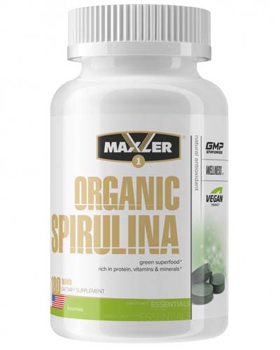Organic Spirulina 500 мг 180 табл (Maxler) Organic Spirulina 500 мг 180 табл (Maxler)