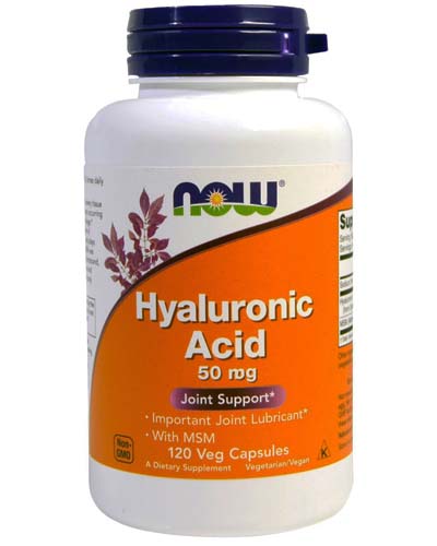 Hyaluronic Acid With MSM 50 мг 120 капс (NOW) Hyaluronic Acid With MSM 50 мг 120 капс (NOW)