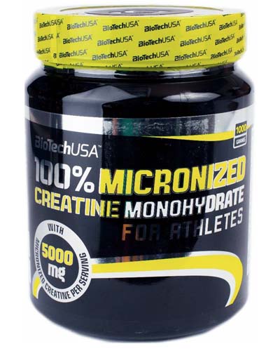 100% Creatine Monohydrate 1000 гр (BioTech) 100% Creatine Monohydrate 1000 гр (BioTech)
