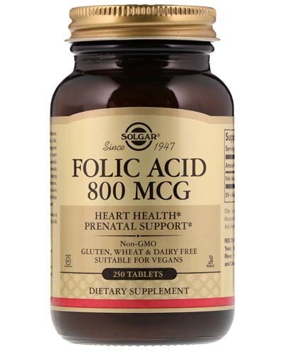 Folic Acid 800 мкг 250 табл (Solgar) Folic Acid 800 мкг 250 табл (Solgar)