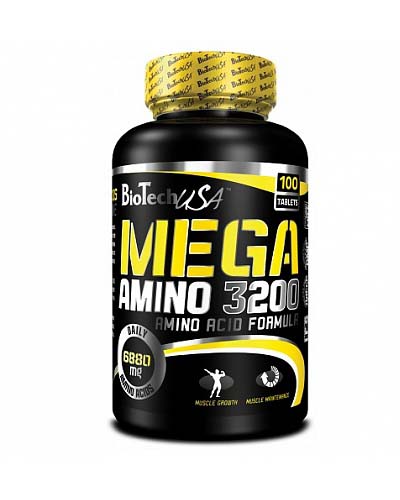 Mega Amino 3200 100 табл (BioTech USA) Mega Amino 3200 100 табл (BioTech USA)