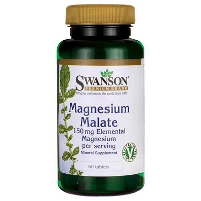 Magnesium Malate (Малат магния) 150 мг 60 табл (Swanson) Magnesium Malate (Малат магния) 150 мг 60 табл (Swanson)