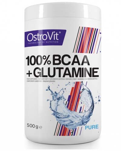 BCAA + L-Glutamine 500 гр (OstroVit) BCAA + L-Glutamine 500 гр (OstroVit)