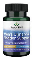 Men's Urinary and Bladder Support Featuring Flowens (поддержка мочеиспускания и мочевого пузыря) 500 мг 30 капсул (Swanson)