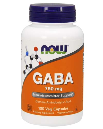 GABA 750 мг 100 капс (NOW) GABA 750 мг 100 капс (NOW)