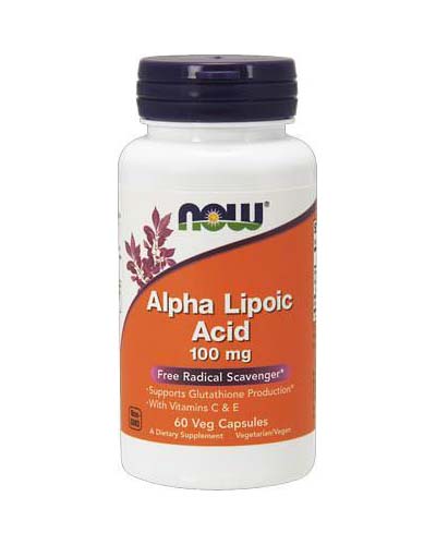 Alpha Lipoic Acid 100 мг 60 капс (NOW) Alpha Lipoic Acid 100 мг 60 капс (NOW)