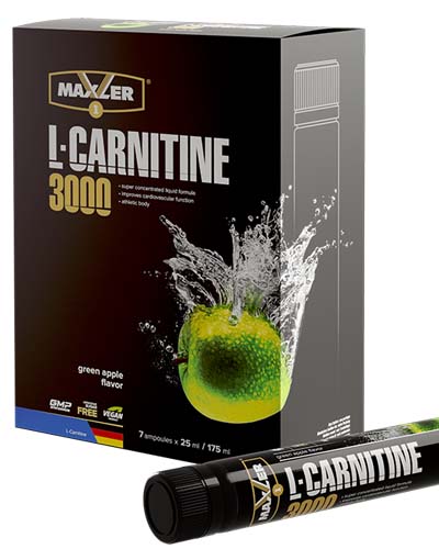 L-Carnitine 7 x 25 мл 3000 мг (Maxler) L-Carnitine 7 x 25 мл 3000 мг (Maxler)