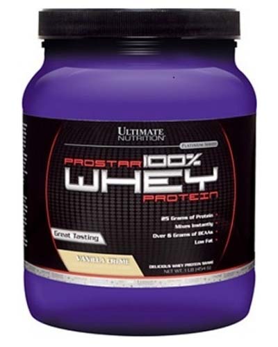 Prostar 100% Whey Protein 454 гр - 1lb (Ultimate Nutrition) Prostar 100% Whey Protein 454 гр - 1lb (Ultimate Nutrition)