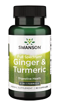 Full Spectrum Ginger & Turmeric 2-in-1 Formula (полный спектр имбиря и куркумы) (Swanson)