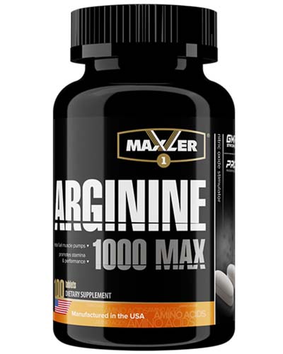 Arginine 1000 Max 100 табл (Maxler) Arginine 1000 Max 100 табл (Maxler)