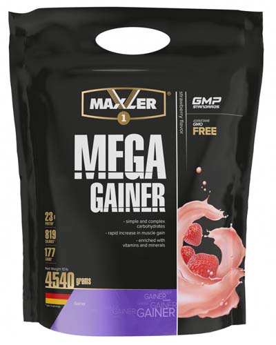 Пакет Mega Gainer 4540 гр - 10lb (Maxler) Пакет Mega Gainer 4540 гр - 10lb (Maxler)