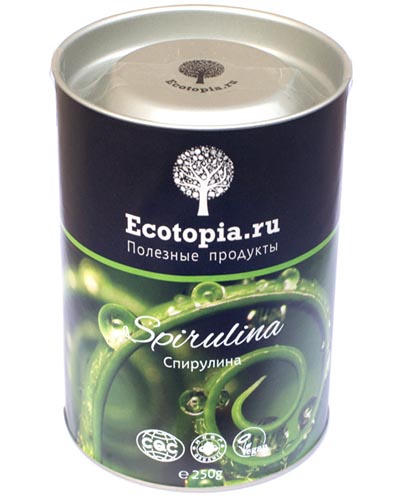 Спирулина живая органическая в порошке, 250 гр (Ecotopia) Спирулина живая органическая в порошке, 250 гр (Ecotopia)