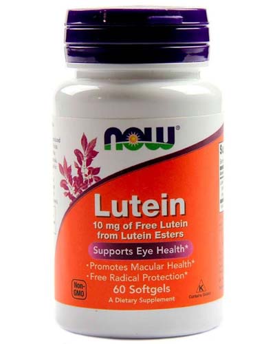 Lutein (лютеин) 10 мг 60 гелевых капсул (NOW) Lutein (лютеин) 10 мг 60 гелевых капсул (NOW)