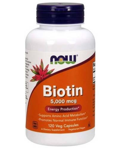 Biotin 5000 mcg 120 капс (NOW) Biotin 5000 mcg 120 капс (NOW)