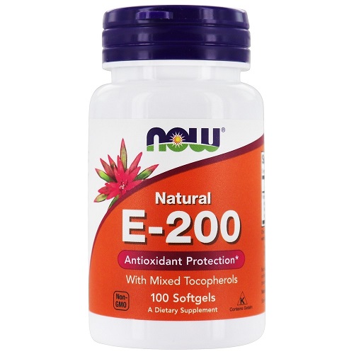Natural Vitamin E-200 with Mixed Tocopherols (натуральный Витамин Е-200) 100 капс (NOW) Natural Vitamin E-200 with Mixed Tocopherols (натуральный Витамин Е-200) 100 капс (NOW)