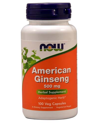 American Ginseng (Женьшень) 500 мг 100 капс (NOW) American Ginseng (Женьшень) 500 мг 100 капс (NOW)
