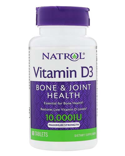 Vitamin D-3 10000 мкг 60 табл (Natrol) Vitamin D-3 10000 мкг 60 табл (Natrol)