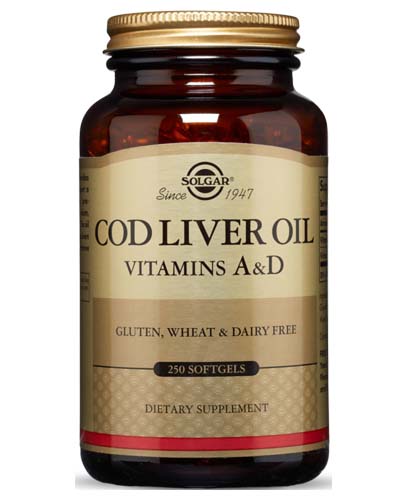 Cod Liver Oil Softgels (Vitamin A & D) 250 капс (Solgar) Cod Liver Oil Softgels (Vitamin A & D) 250 капс (Solgar)