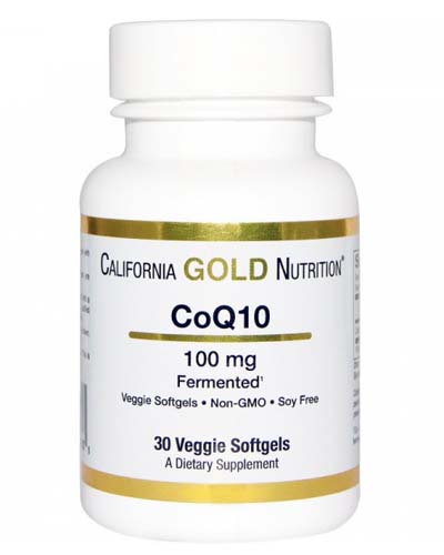 CoQ10 100 mg 30 капс (California Gold Nutrition) CoQ10 100 mg 30 капс (California Gold Nutrition)