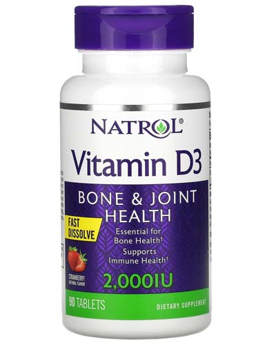 Vitamin D3 2000 IU Fast Dissolve 90 табл (Natrol) Vitamin D3 2000 IU Fast Dissolve 90 табл (Natrol)