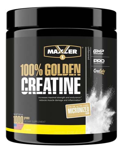 100% Golden Creatine 1000 гр (Maxler) 100% Golden Creatine 1000 гр (Maxler)