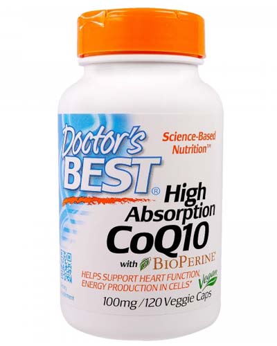CoQ10 with BioPerine 100 мг 120 капс (Doctor's Best) CoQ10 with BioPerine 100 мг 120 капс (Doctor's Best)
