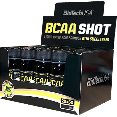 BCAA Shot 20амп х 60мл (BioTech) BCAA Shot 20амп х 60мл (BioTech)