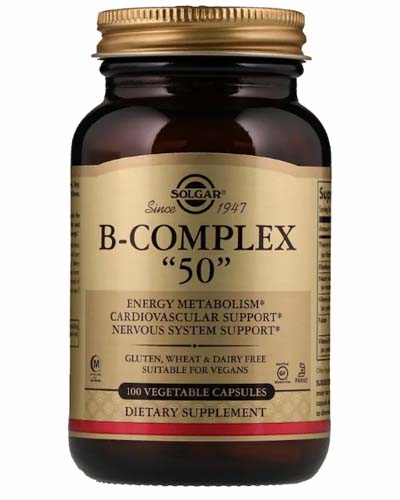 B-complex "50", 100 капс (Solgar) B-complex "50", 100 капс (Solgar)