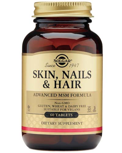 Skin, Nails & Hair, Advanced Msm Formula 60 табл (Solgar) Skin, Nails & Hair, Advanced Msm Formula 60 табл (Solgar)