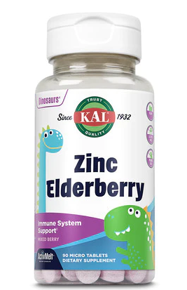 Zinc Elderberry ActivMelt (Цинк и бузина) 5 мг ягоды 90 микро таблеток (KAL) Zinc Elderberry ActivMelt (Цинк и бузина) 5 мг ягоды 90 микро таблеток (KAL)