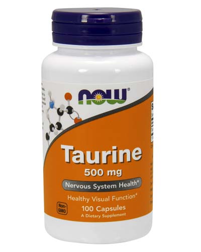 Taurine 500 мг 100 капс (NOW) Taurine 500 мг 100 капс (NOW)