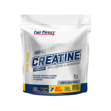 Creatine Monohydrate powder 300 гр пакет (Be First) без вкуса Creatine Monohydrate powder 300 гр пакет (Be First) без вкуса