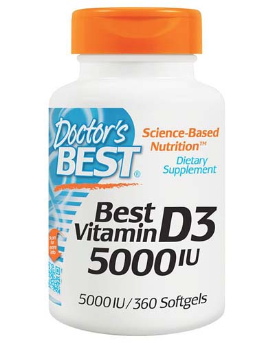 Best Vitamin D-3 5000 МЕ 360 капс (Doctor's Best) Best Vitamin D-3 5000 МЕ 360 капс (Doctor's Best)