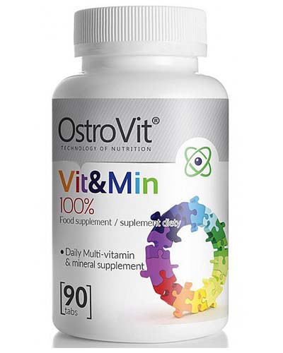Vit & Min 100% 90 табл (OstroVit) Vit & Min 100% 90 табл (OstroVit)