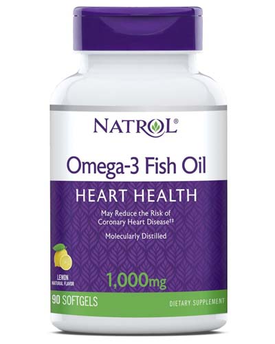 Omega-3 Fish Oil 1200 мг 60 капс (Natrol) Omega-3 Fish Oil 1200 мг 60 капс (Natrol)