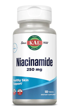 Niacinamide (Ниацинамид) 250 мг 100 таблеток (KAL) Niacinamide (Ниацинамид) 250 мг 100 таблеток (KAL)