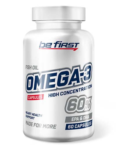 Omega-3 60% High Concentration 60 капс (Be First) Omega-3 60% High Concentration 60 капс (Be First)