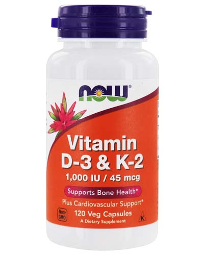 Vitamin D-3 & K-2 120 капс (NOW) Vitamin D-3 & K-2 120 капс (NOW)