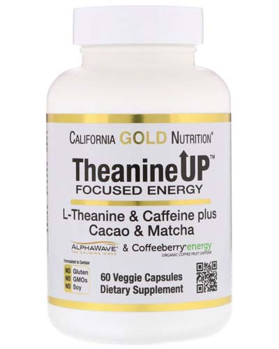 TheanineUP 60 капс (California Gold Nutrition) TheanineUP 60 капс (California Gold Nutrition)