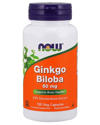 Ginkgo Biloba 60 мг 120 капс (NOW) Ginkgo Biloba 60 мг 120 капс (NOW)