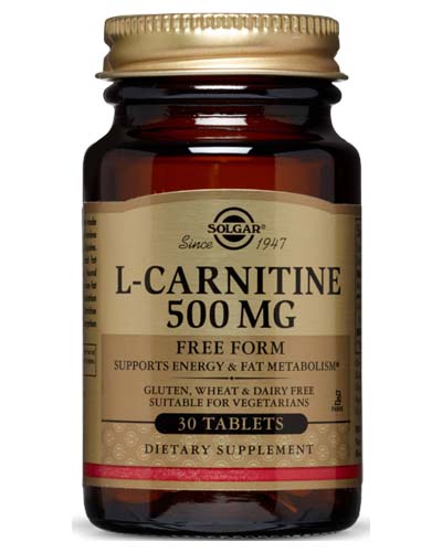 L-Carnitine 500 mg Tabl 30 табл (Solgar) L-Carnitine 500 mg Tabl 30 табл (Solgar)