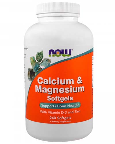 Calcium & Magnesium with Vitamin D-3 and Zinc 240 softgel (NOW) Calcium & Magnesium with Vitamin D-3 and Zinc 240 softgel (NOW)