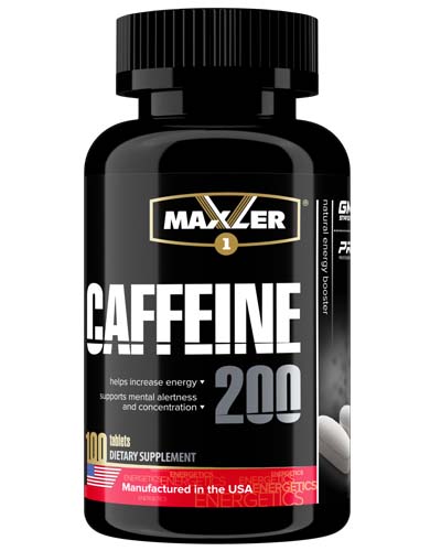Caffeine 200 мг 100 табл (Maxler) Caffeine 200 мг 100 табл (Maxler)