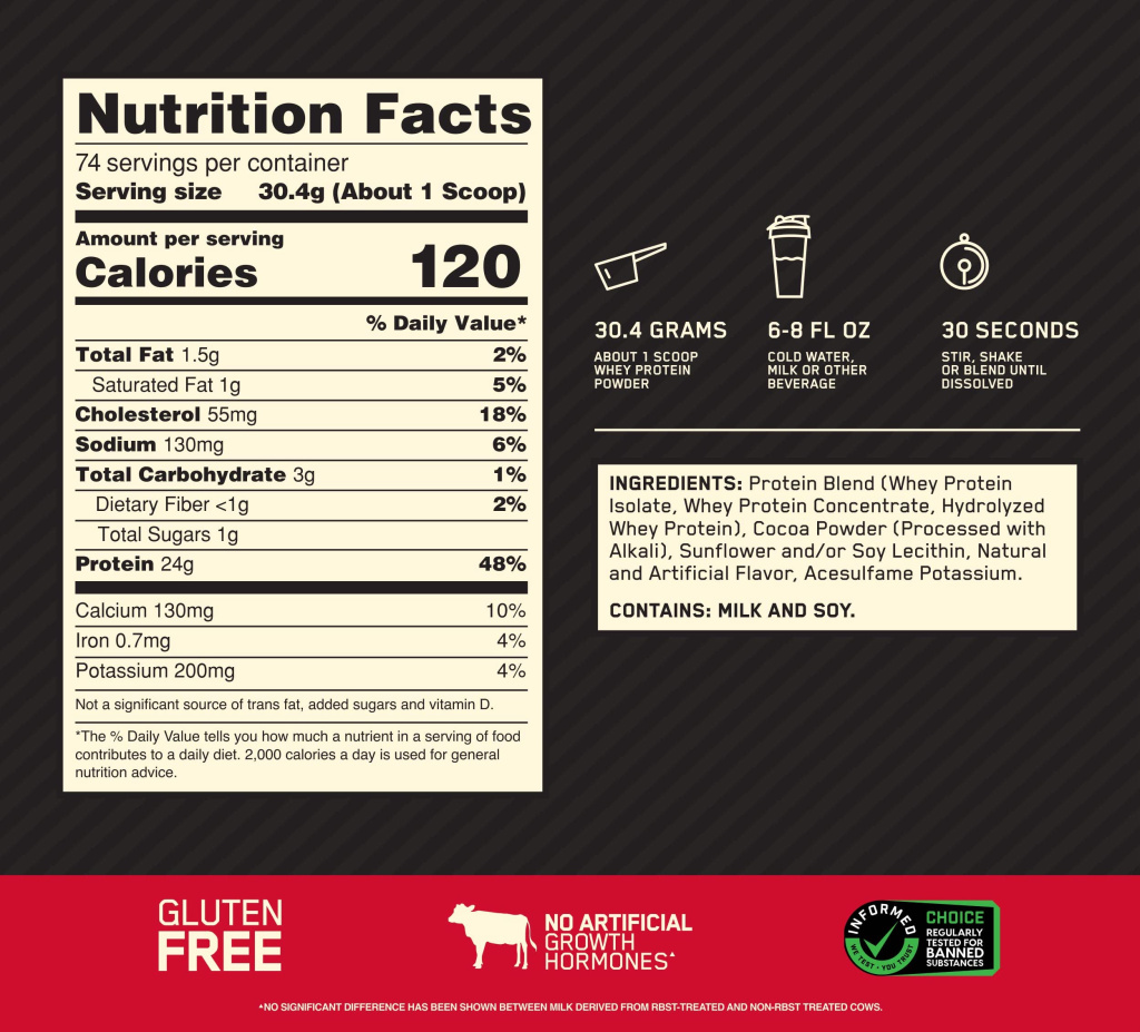 100% Whey Gold Standard