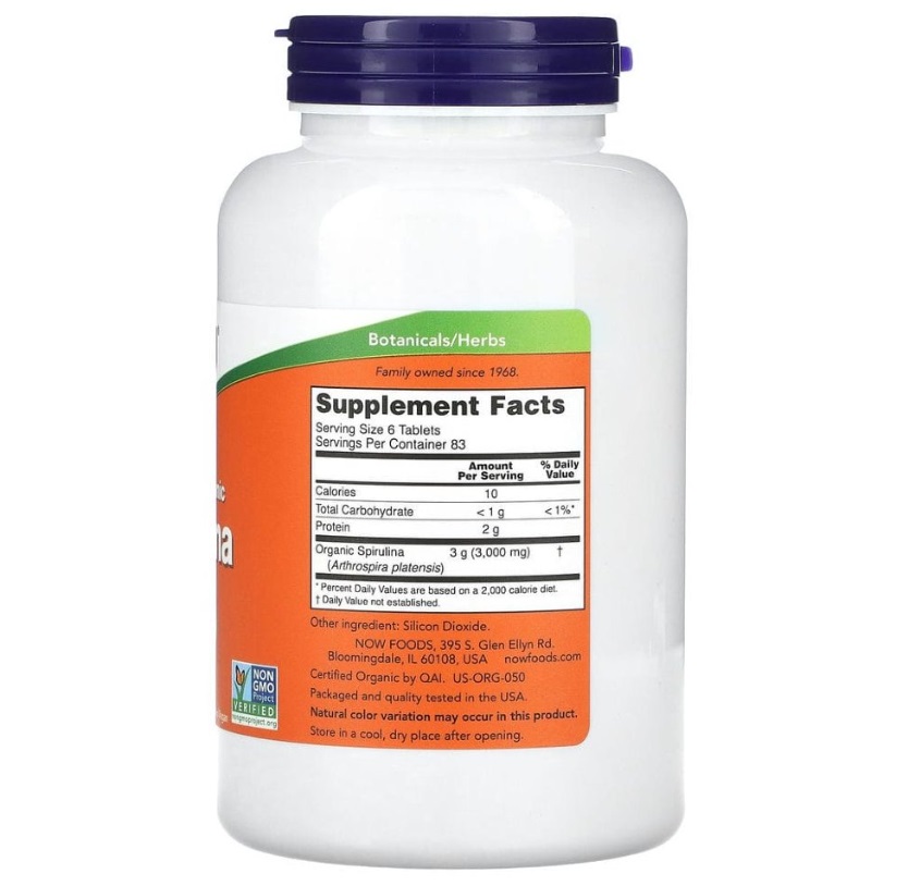 Now Foods Spirulina 500 mg 500.jpg