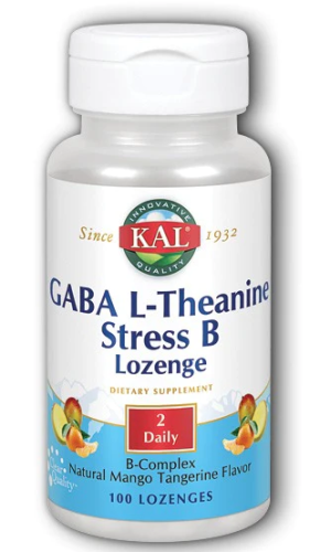 GABA L-Theanine Stress B манго-мандарин 100 леденцов (KAL) GABA L-Theanine Stress B манго-мандарин 100 леденцов (KAL)