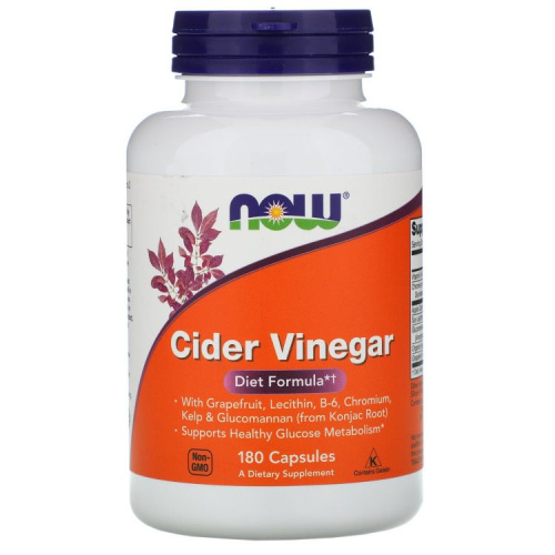 Cider Vinegar (Сидровый уксус) 180 капсул (NOW) Cider Vinegar (Сидровый уксус) 180 капсул (NOW)
